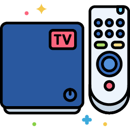 Illustration d’un boîtier TV et de sa télécommande