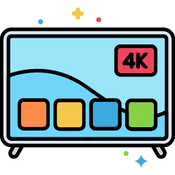 Illustration d’une Smart TV 4K