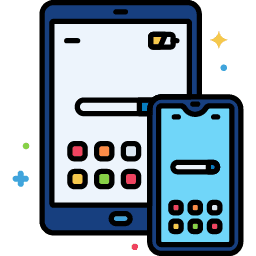 Illustration d’une tablette et d’un smartphone